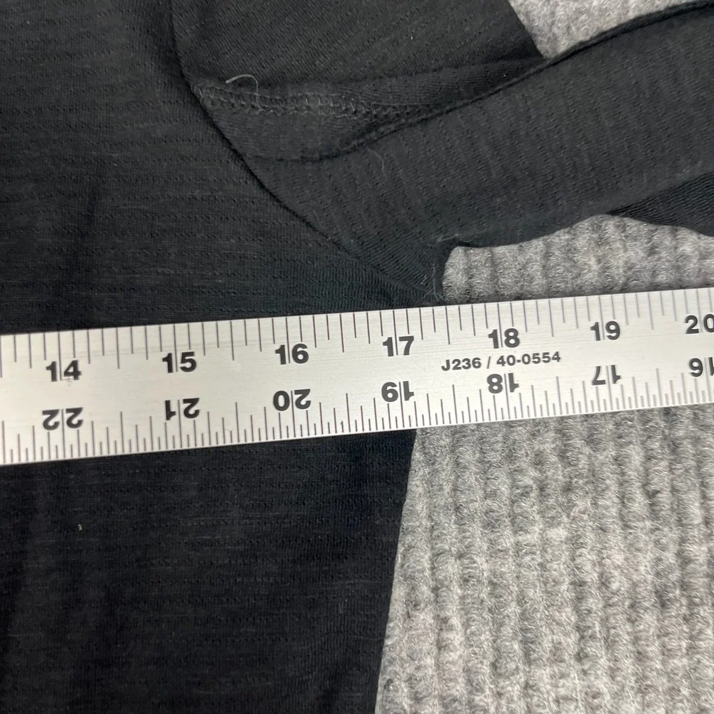 Caslon Jacket Womens XS Black Open Front Knit Moto Ponte Career Minimalist NEW